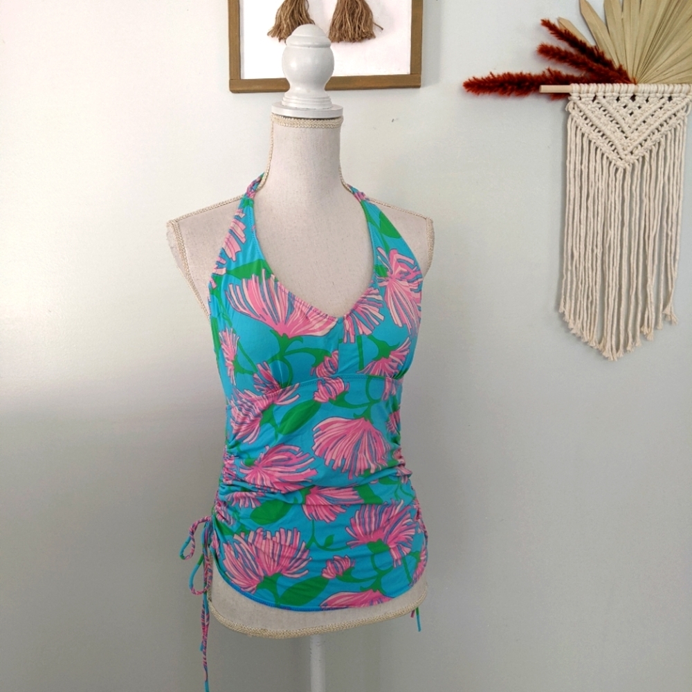 Lilly Pulitzer Pea in a Pod Floral Maternity Tankini Top